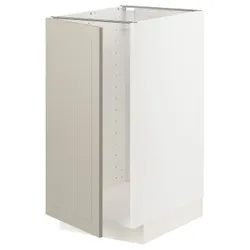 IKEA METOD(794.563.08) кабінет stj. для раковини / сорт. відходи, білий / Stensund beige