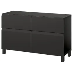 IKEA BESTÅ(295.693.36) Комбинация стеллажей с DRZW/DRAF, Czarnybrowz/Hammarmed/Stubbarp Anthracite