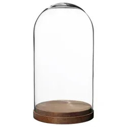 IKEA HARLIGA (403.273.03) Стеклянный купол с основанием, прозрачным стеклом