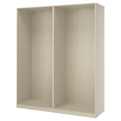 IKEA PAX(594.948.20) 2 каркаси шафи, сіро-бежевий