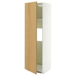 IKEA METOD(596.012.74) w ś n ry или zamr с дверью, белый/синарп вокруг дуба