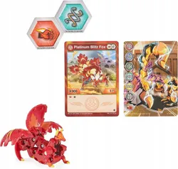 ПЛАТИНОВАЯ ФИГУРКА BAKUGAN LEGENDS BLITZ FOX AND KARTY
