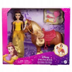 Кукла принцесса Белла от Disney с прекрасным конем Филиппом JBG01