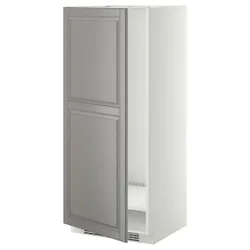 IKEA METOD(899.256.77) высота шкафа / замок, белый/Бодбин серый