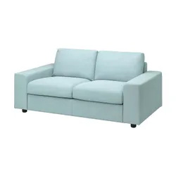 IKEA VIMLE (994.005.51) 2-місний диван, з широкими підлокітниками / Saxemara light blue