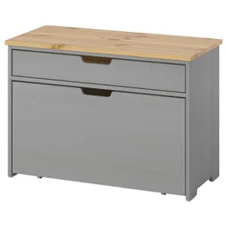 IKEA KALLSÖ(805.993.25) Скамейка с хранением, серый