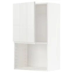 IKEA METOD(594.582.14) мікрохвильова шафа, білий/Voxtorp глянцевий/білий