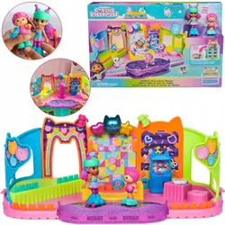 БОЛЬШОЙ НАБОР КОМНАТЫ ДЛЯ ВЕЧЕРИНКИ GABI'S CAT HOUSE С РАСПОЙ + 2 ФИГУРКИ НА РОЛИКАХ
