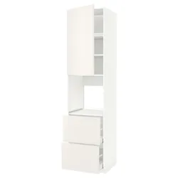 IKEA METOD / MAXIMERA(494.684.64) верхня висота / двері / 2-й ряд, білий/Veddinge білий