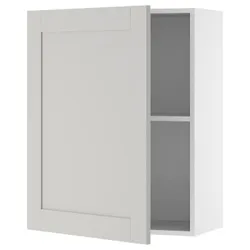 IKEA KNOXHULT(804.963.08) подвесной шкаф с дверцами, серый
