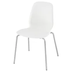 IKEA LIDÅS(294.813.91) стілець, білий / Sefast хром