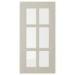 IKEA STENSUND Стеклянная дверь, бежевый (404.532.02)