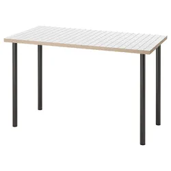 IKEA LAGKAPTEN / ADILS(195.084.09) рабочий стол, белый антрацит/темно-серый