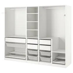 IKEA PAX(893.962.48) Гардеробная комбинация, белый