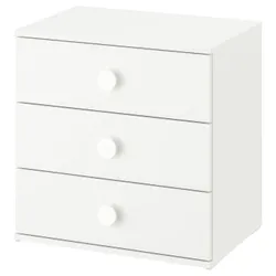 IKEA GODISHUS(805.980.95) комод, 3 ящика, белый