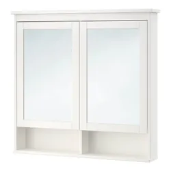 IKEA HEMNES Шкаф с зеркалом и дверью, белый  (802.176.75)