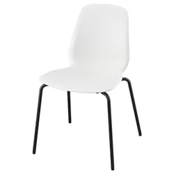 IKEA LIDÅS(694.813.94) стілець, білий / Сефаст чорний