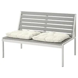 IKEA JOLPEN(194.950.63) 2-местный диван, садовый, белый/серый/Куддарна бежевый
