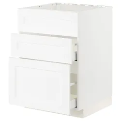 IKEA METOD / MAXIMERA(094.734.10) одна штука від злотих + 3 шт./2 шт, Enköping білий / ефект білого дерева