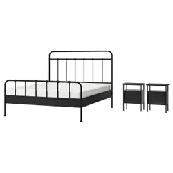 IKEA STJÄRNÖ / GRÅFJÄLLET(995.776.39) Набор мебели для спальни 3 ПК, антрацит