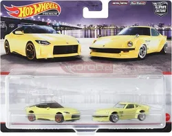 Набор из двух машинок Hot Wheels Premium Culture Car HFF33: Nissan Z Proto и Nissan Fair Lady.