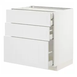 IKEA METOD / MAXIMERA(094.094.62) sz stj 3fr / 2n / wed / w szu, білий / Stensund білий