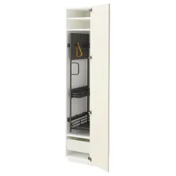 IKEA METOD / MAXIMERA(495.742.52) High Cabinet/Interior Inn, Белый/Бодбин Крем