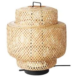 IKEA SINNERLIG(405.012.03) Светодиодная настольная лампа, бамбук/ручная работа с регулируемой яркостью