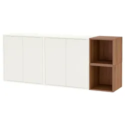 IKEA EKET(294.926.91) комбінування навісних шаф, білий/горіх