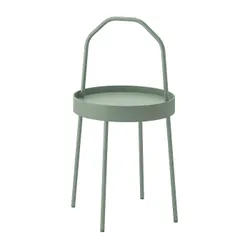 IKEA BURVIK(805.130.01) стіл, світло-сіро-зелений