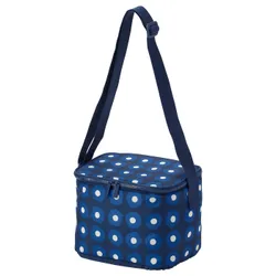 IKEA PILLERSTARR(505.973.37) охлаждающая сумка, шаблон/синий
