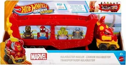 MARVEL HOT WHEELS ГОНЩИК VERSE TRANSPORTER AUTEK Халкбастер Хаулер HRY02