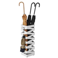 Parasolnik White Modern Openwork 49 CM LOFT