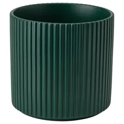 IKEA DAKSJUS(606.092.31) горшок, темно -зеленый