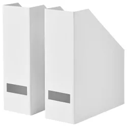 IKEA TJENA (103.954.16) Подставка для журналов, белое