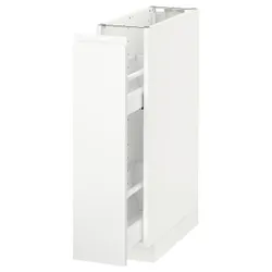 IKEA METOD(191.661.56) нижня шафа / висувні внутрішні кріплення, білий / Voxtorp матовий білий