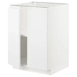 IKEA METOD (794.644.69) stj шкаф/полки/2 дверцы, белый / Воксторп матовый белый