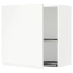 IKEA METOD(194.584.09) навесной шкаф с сушкой для посуды, белый/Воксторп матовый белый