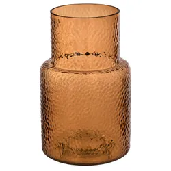 IKEA KONSTFULL(805.360.31) ваза, узор/коричневый