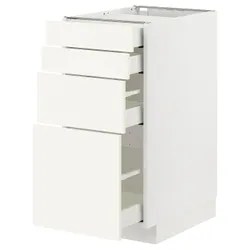 IKEA METOD / MAXIMERA(095.072.12) sha st 4fr/4sz, білий/Вальстена білий