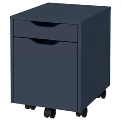 IKEA ALEX(695.826.61) комод на колесах, Черный -пуль/черный
