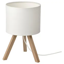 IKEA STORSEGEL(605.735.38) настільна лампа, попіл/білий