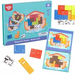 ПАЗЛ ДЕРЕВ'ЯНІ БЛОКИ МАГНІТНА ДОШКА ТЕТРІС FSC TooKY TOKY TOY TOKY