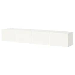 IKEA BESTÅ(996.036.24) Телевізійна лавка з дверима, Білий/Selsviken Білий високий глос