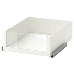 IKEA KOMPLEMENT(702.466.83) ящик зі скляною передньою частиною, білий
