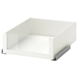 IKEA KOMPLEMENT(702.466.83) ящик со стеклянным фасадом, белый