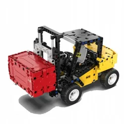 Конструктор навантажувач вилковий Cada Forklift C65002W 25 см 388 шт Машинки з конструктора для дітей