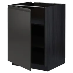 IKEA METOD(194.953.36) шафа/полиці, чорний/Upplöv матовий антрацит
