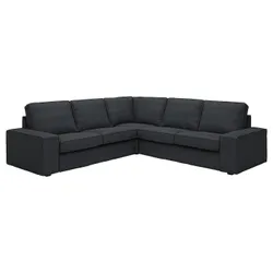 IKEA KIVIK(094.828.53) 4-местный угловой диван, Антрацит Тресунд