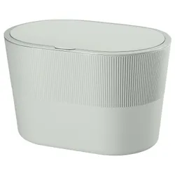 IKEA KINNASJÖ(005.918.56) корзина для отходов, с само -адгезивной/зеленой крышкой